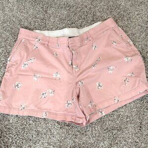 Lane Bryant Shorts Pink w/ Flowers